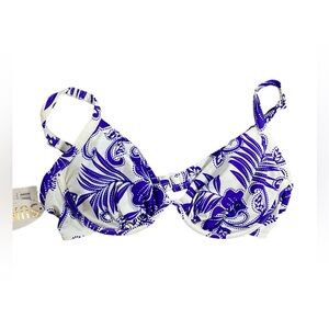 Sunsets Inc Women’s Padded Underwire Bikini Swim Top 34D NWT